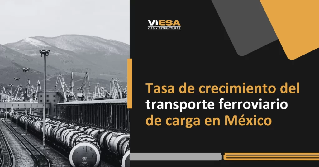 tasa de crecimiento ferroviario